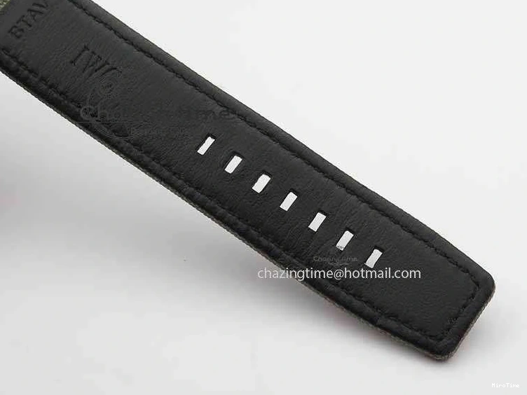 MIROTIME 0126 Big Pilot Real PR 48mm IW501902 Real Ceramic ZF 1:1 Best Edition On Green Nylon Strap A51111 V Durable 7249